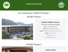 Tablet Screenshot of dhaiaps.com